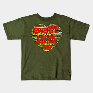 Love Valentine and Emotions Kids T-Shirt